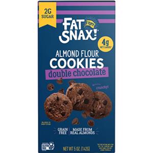 Fat Snax Double Chocolate Almond Flour Mini Cookies