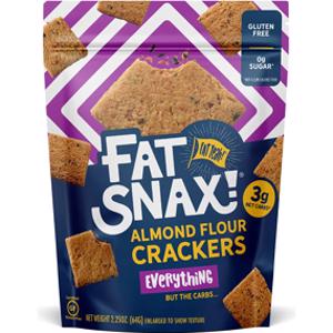 Fat Snax Everything Almond Flour Crackers
