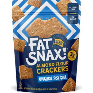 Fat Snax Original Sea Salt Almond Flour Crackers