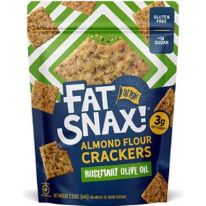 Fat Snax Rosemary Olive Oil Crackers