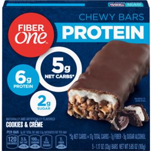 Fiber One Cookies & Creme Chewy Protein Bars