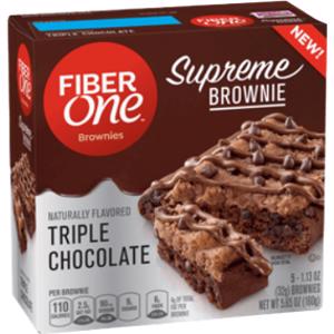 Fiber One Triple Chocolate Supreme Brownie