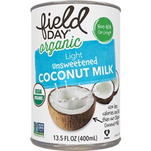Field Day Organic Light Unsweetened Coconut Milk