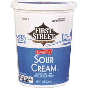 First Street Reduced Fat Sour Cream