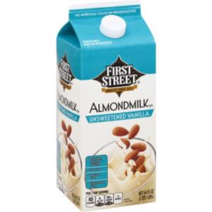 First Street Unsweetened Vanilla Almondmilk