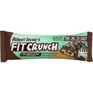 Fit Crunch Mint Chocolate Chip Whey Protein Bar