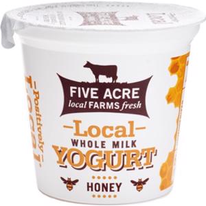 Five Acre Farms Honey Local Whole Milk Yogurt