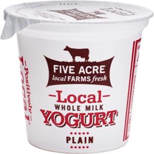 Five Acre Farms Local Whole Milk Yogurt