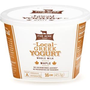 Five Acre Farms Maple Local Greek Yogurt