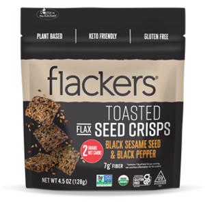Flackers Black Sesame & Black Pepper Toasted Seed Crisps