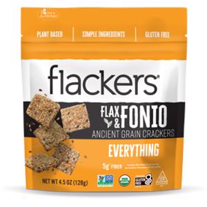 Flackers Everything Flax & Fonio Crackers