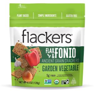 Flackers Garden Vegetable Flax & Fonio Crackers