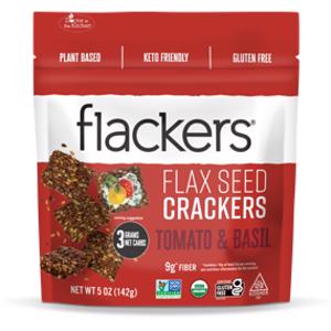 Flackers Tomato & Basil Flaxseed Crackers