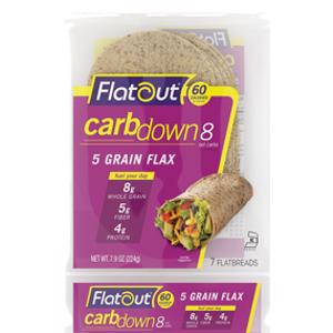 Flatout CarbDown 5 Grain Flax Flatbread