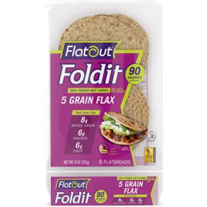 Flatout Foldit 5 Grain Flax Flatbread