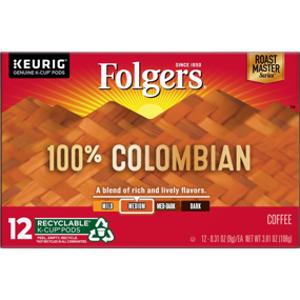 Folgers Colombian Coffee Pods