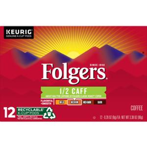 Folgers Half Caff Coffee Pods