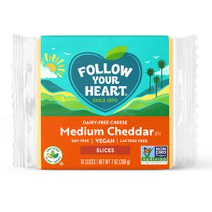 Follow Your Heart Dairy-Free Medium Cheddar Cheese Slices