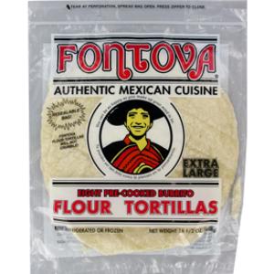 Fontova Extra Large Flour Tortillas