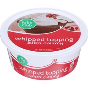 Food Club Extra Creamy Whipped Topping