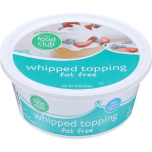 Food Club Fat Free Whipped Topping