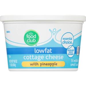 Food Club Pineapple Lowfat Cottage Cheese