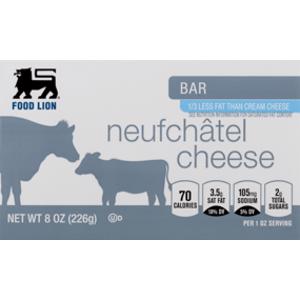 Food Lion Neufchatel Cheese