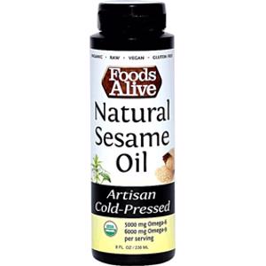Foods Alive Natural Cold-Pressed Sesame Oil