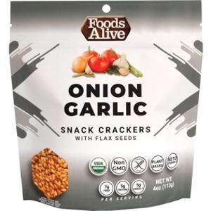 Foods Alive Onion Garlic Crackers