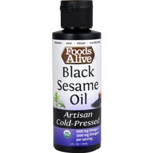 Foods Alive Organic Cold-Pressed Black Sesame Oil