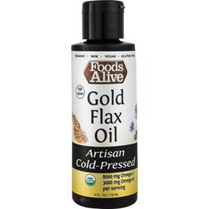 Foods Alive Organic Cold-Pressed Gold Flax Oil