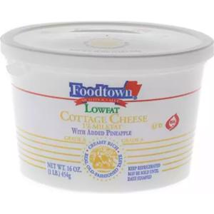 Foodtown Low Fat Pineapple Cottage Cheese