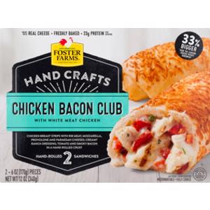 Foster Farms Chicken Bacon Club Sandwiches