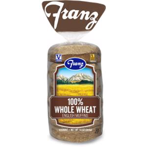 Franz 100% Whole Wheat English Muffins