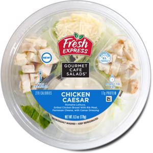 Fresh Express Chicken Caesar Gourmet Cafe Salad Bowl