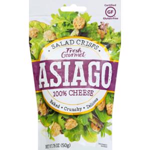 Fresh Gourmet Asiago Cheese Salad Crisps