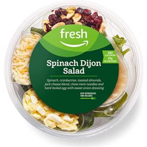 Amazon Fresh Spinach Dijon Salad
