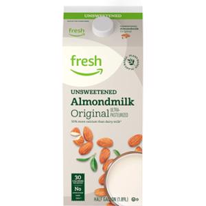 Amazon Fresh Unsweetened Almondmilk