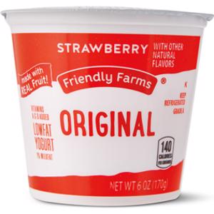 Friendly Farms Strawberry Lowfat Yogurt