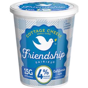 Friendship Dairies 4% California Style Cottage Cheese