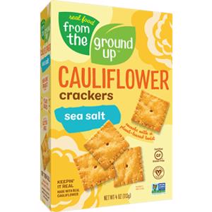 From The Ground Up Sea Salt Cauliflower Crackers