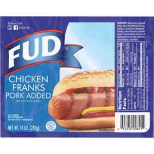 FUD Chicken & Pork Franks