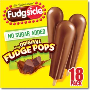 Fudgsicle No Sugar Added Original Fudge Pops