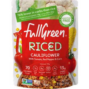 Fullgreen Riced Cauliflower w/ Tomato, Red Pepper & Corn