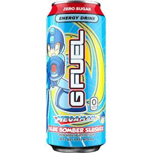 G Fuel Mega Man Blue Bomber Slushee Energy Drink