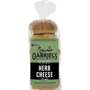 Gabriel's Bakery Herb Cheese Bagels