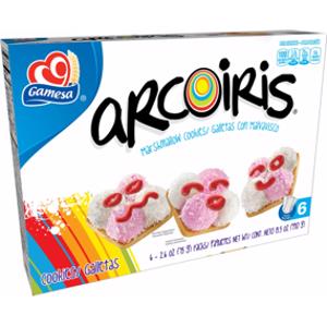 Gamesa Arcoiris Marshmallow Cookies