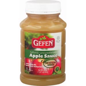 Gefen Natural Unsweetened Apple Sauce