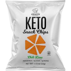 Genius Gourmet Chili Lime Keto Snack Chips