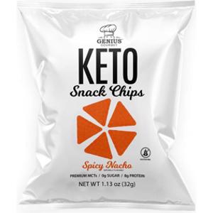 Genius Gourmet Spicy Nacho Keto Snack Chips